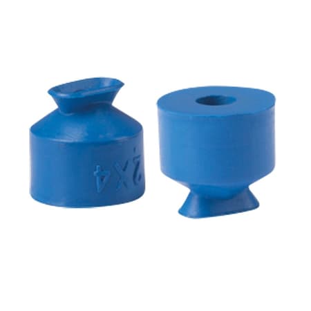 Fipa Oval vacuum cup 4x2 mm, Thermalon blue 132.4x2.079.19